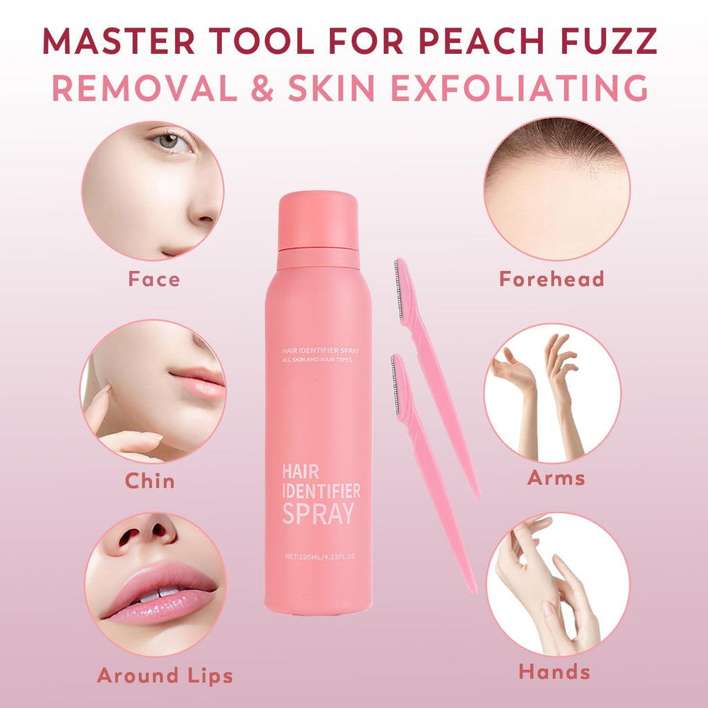 Hair Identifier Spray for Face Shaving